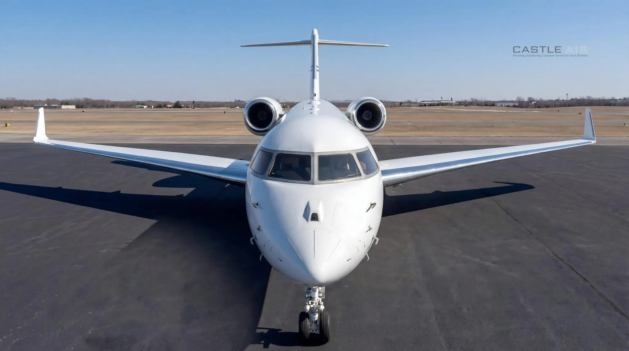 Exterior view of a 2013 BOMBARDIER GLOBAL 6000.