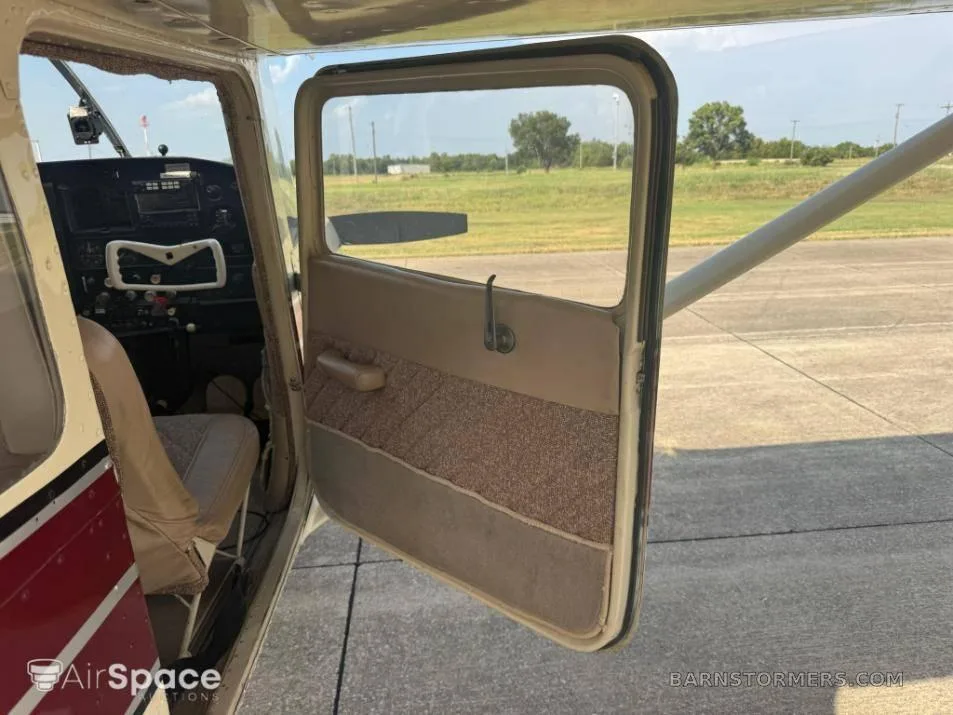 Exterior view of a 1961 Cessna 182D, N9991T.