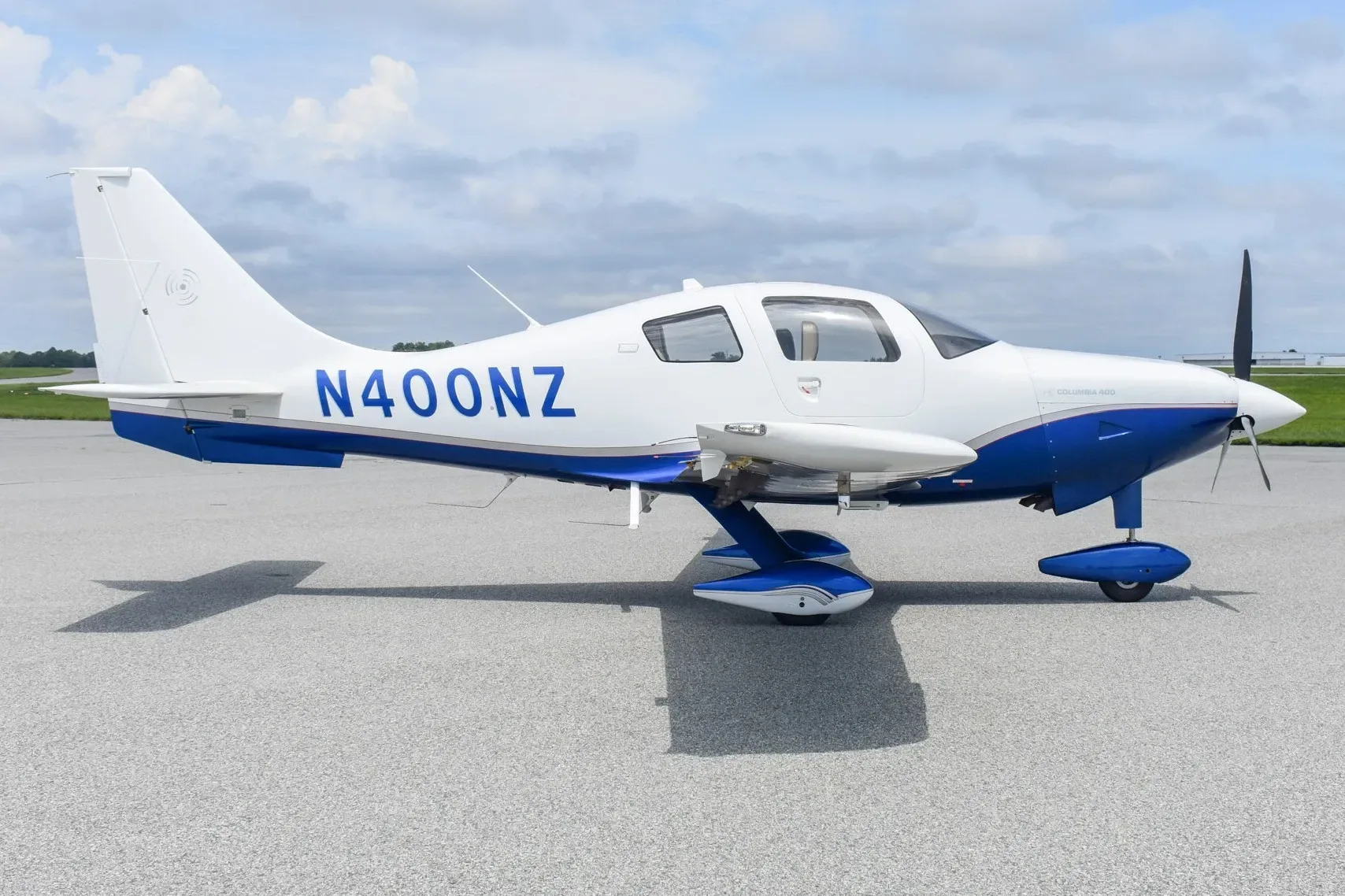 Exterior view of a 2005 Columbia, N7ZD.