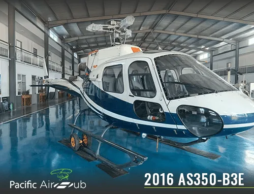 Exterior view of a 2016 Eurocopter AS350-B3E.