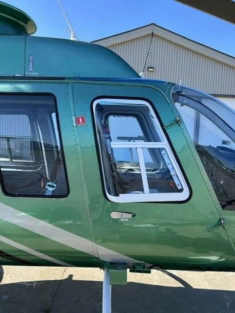 Exterior view of a 1981 BELL 206L I/C30P.