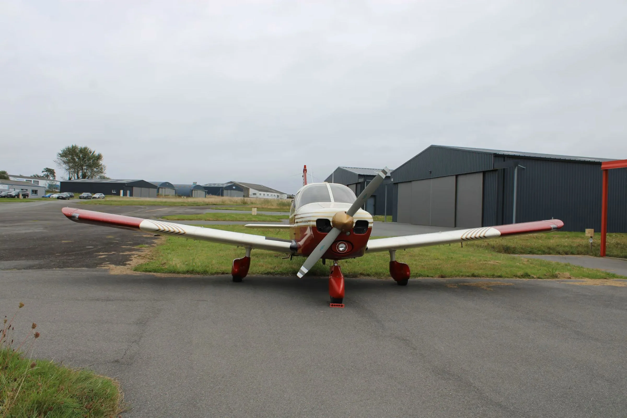 Exterior view of a 1963 Piper PA-28-180 Cherokee.