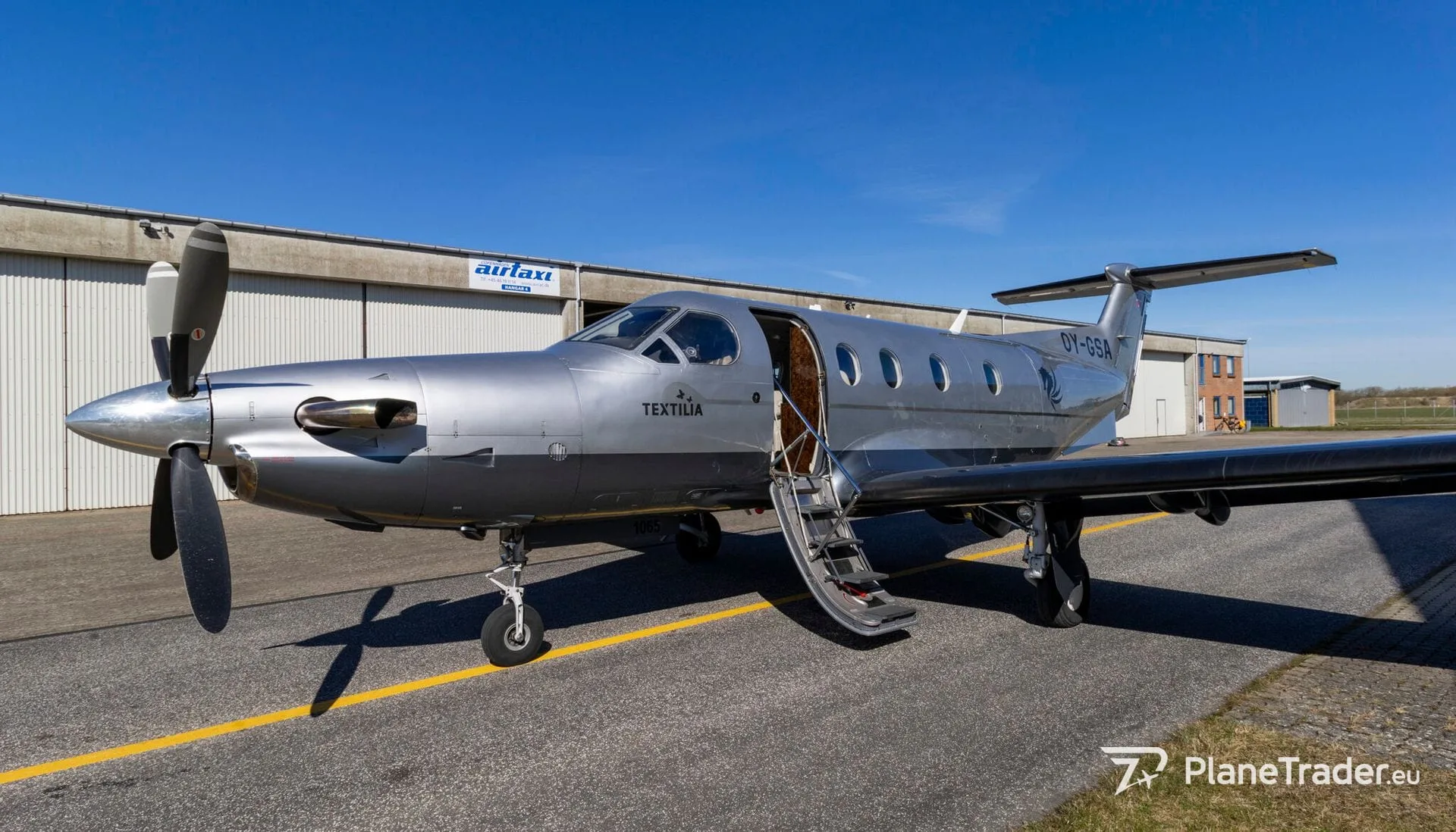 Exterior view of a 2008 Pilatus.