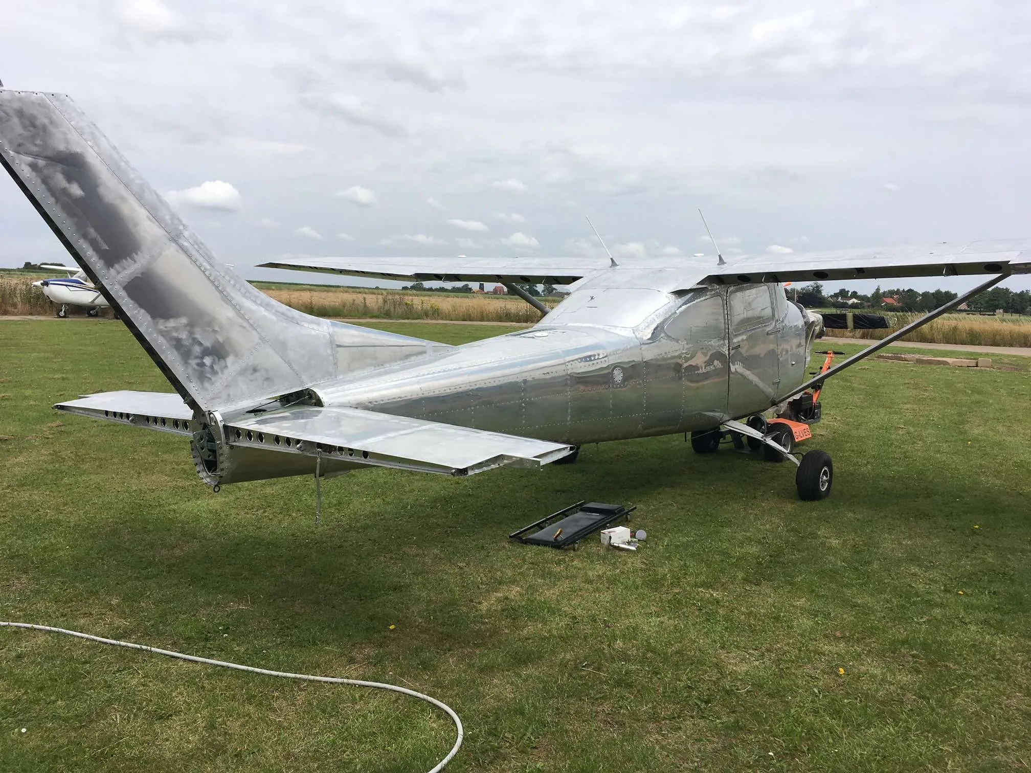 Exterior view of a 1966 Cessna C182 J Skylane.