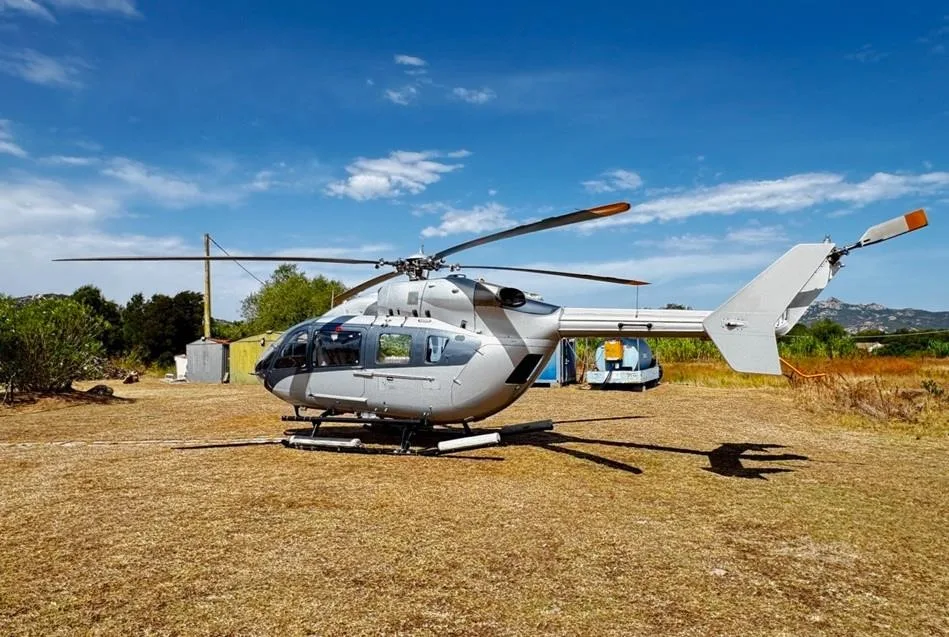 Exterior view of a 2008 EUROCOPTER BK117 C-2.