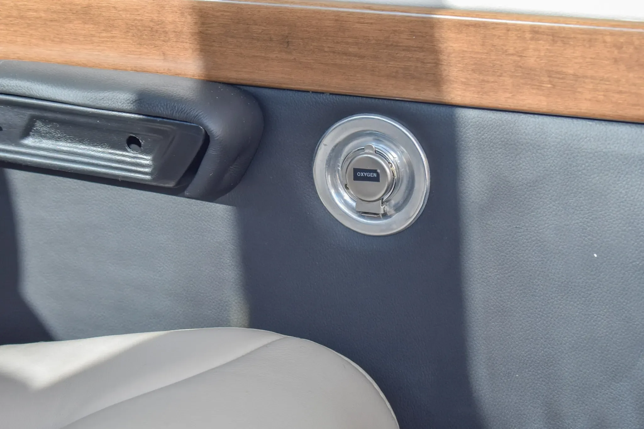 Cabin interior of a 1967 Beechcraft Baron.