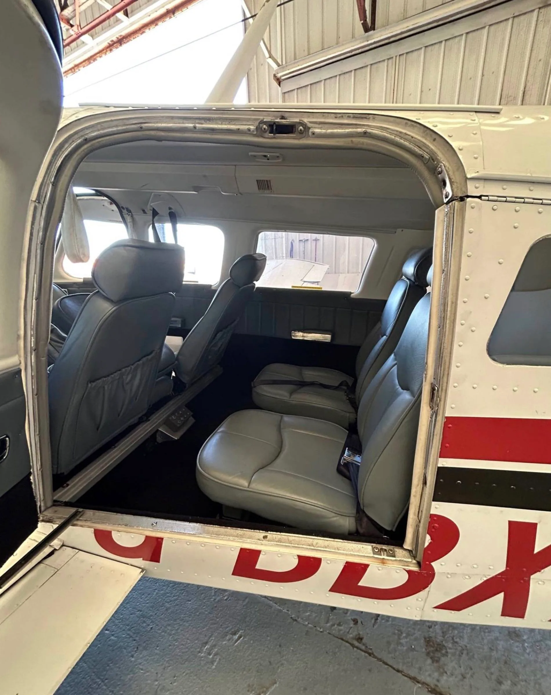 Cabin interior of a 1973 Piper PA-34-200 Seneca.