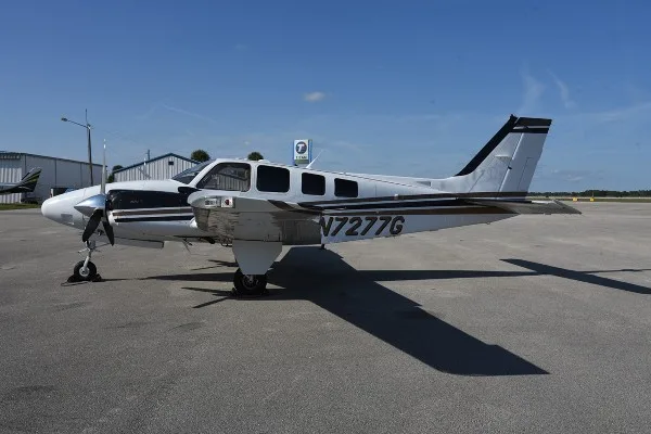 Marketing image of a 2007 Beech Baron G58.