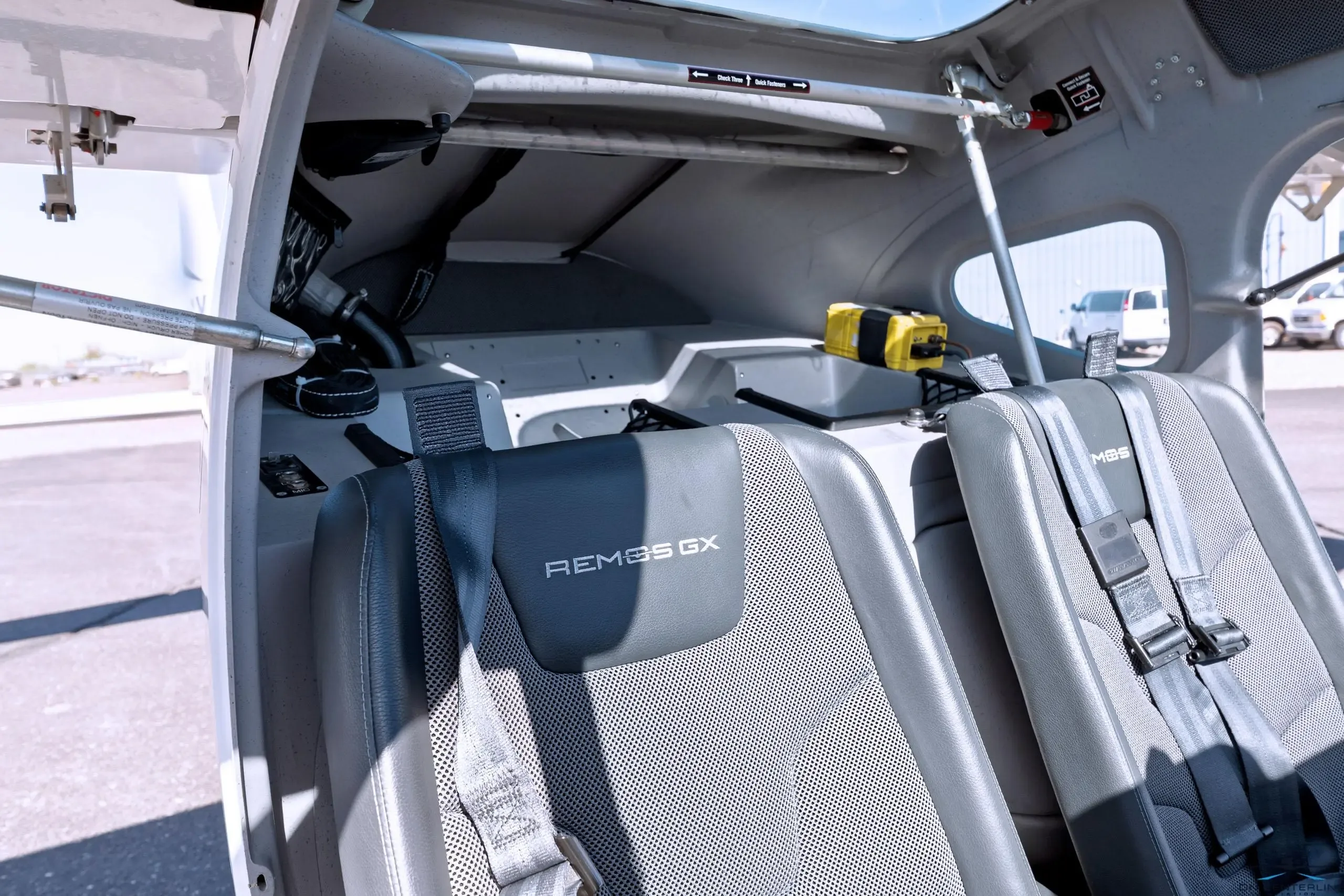 Cabin interior of a 2009.
