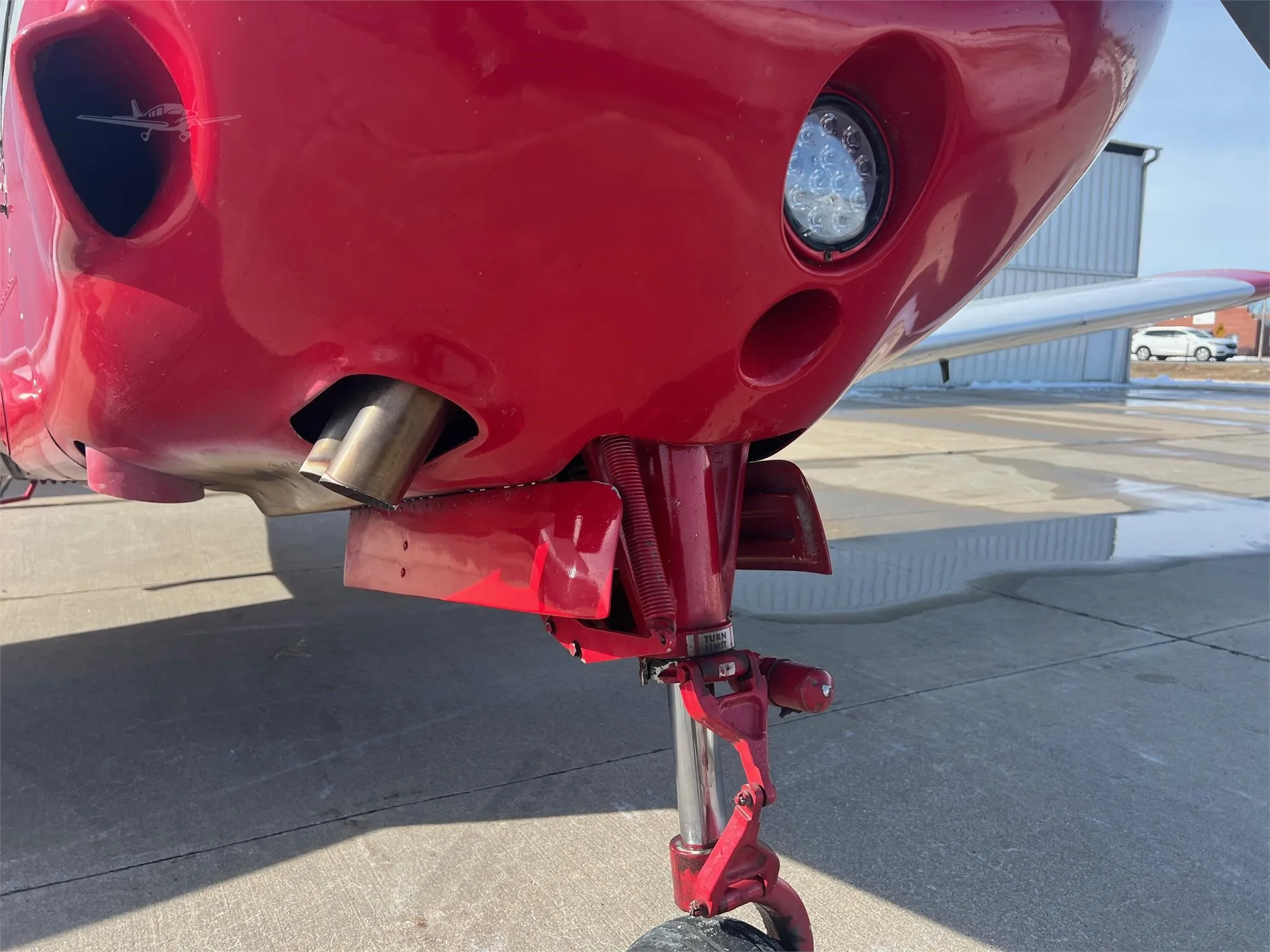 Engine detail of a 1972 PIPER ARROW II.