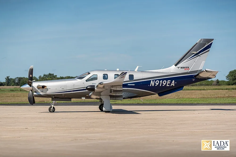 Exterior view of a Daher Socata TBM 900.