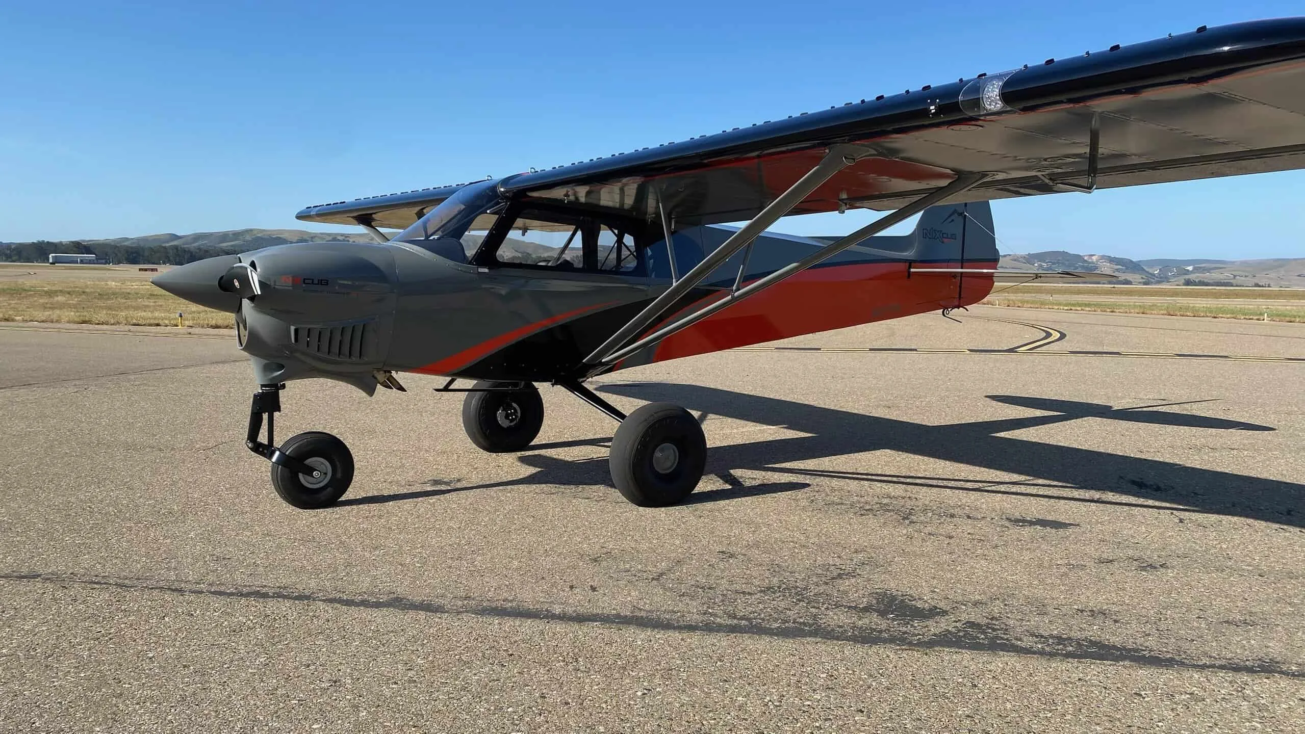 Cockpit and instrument panel of a 2022 CubCrafters NXCUB.