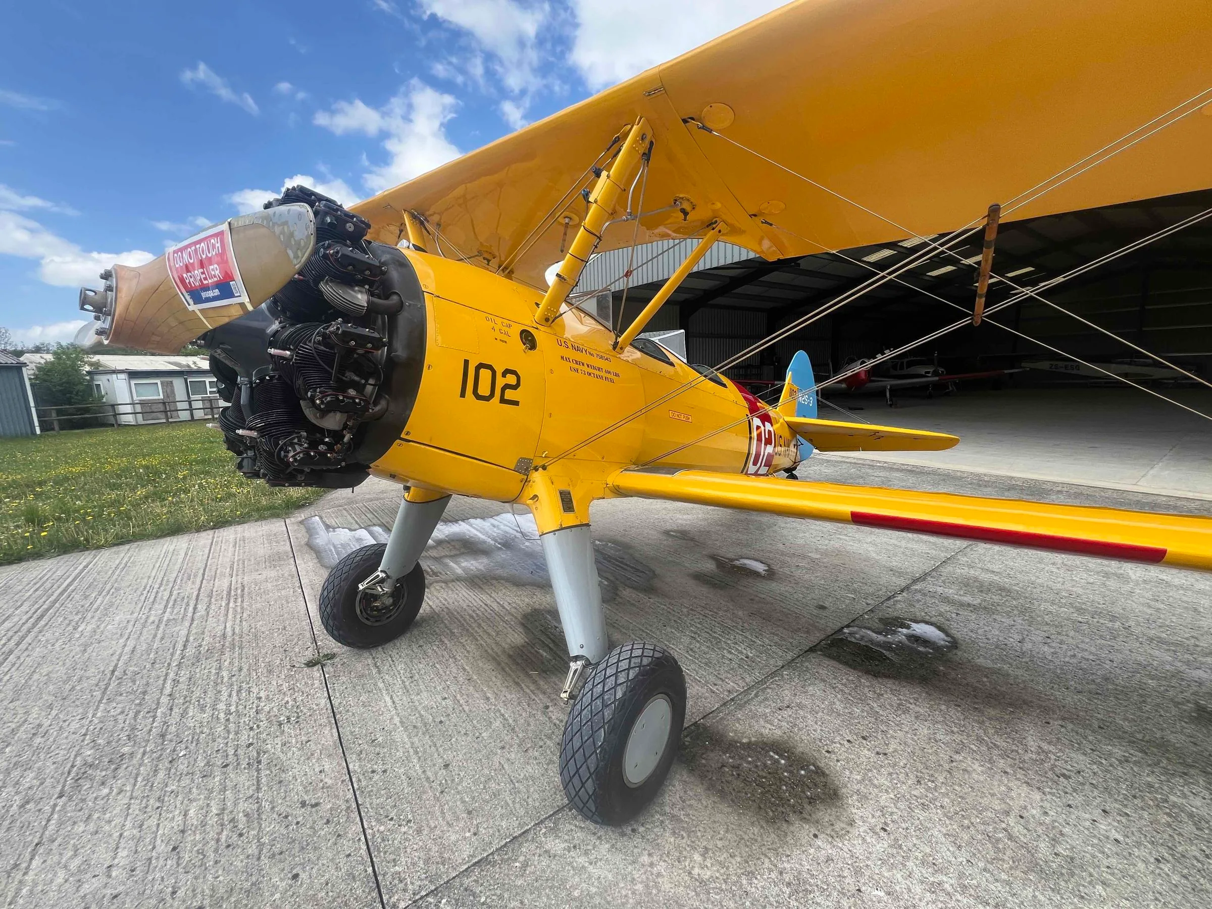 Exterior view of a 1940 Boeing Stearman A75-N1.