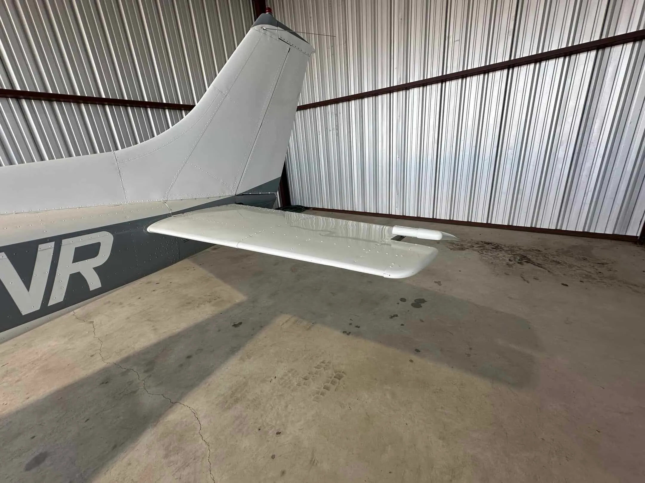 Exterior view of a 1977 Cessna 182Q, N759NR.