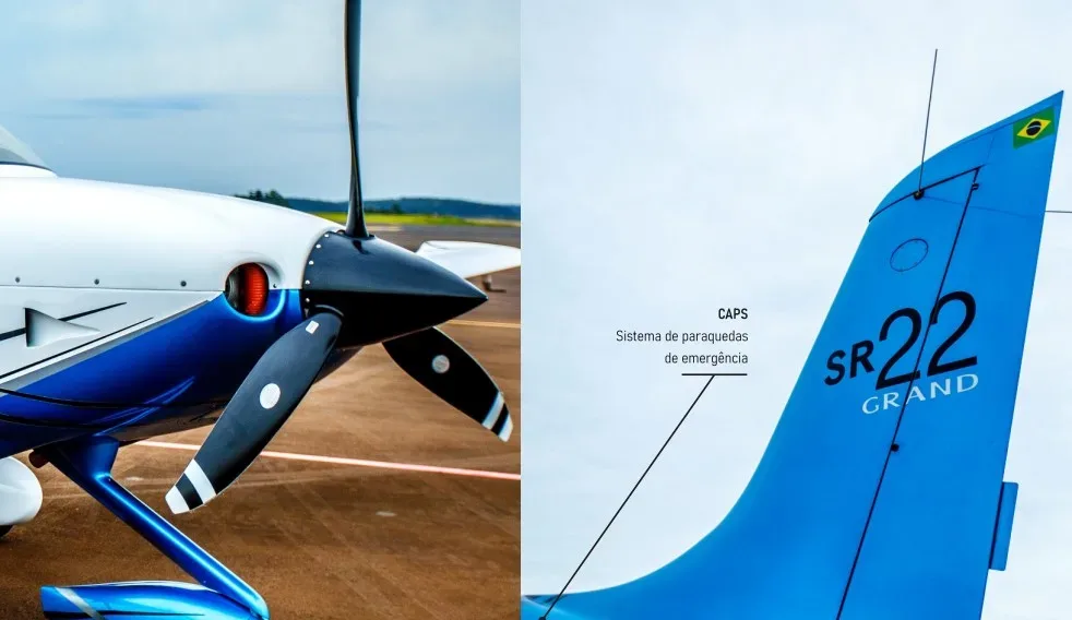 Marketing image of a 2013 Cirrus SR22 G5-Grand- Ano 2013.