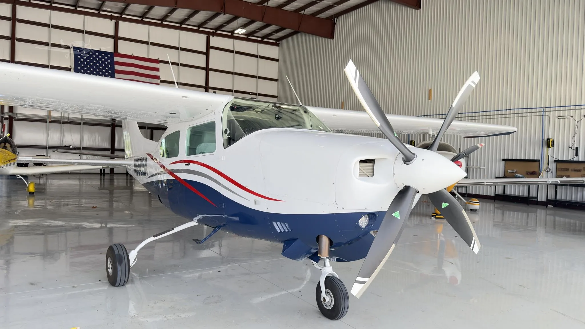 Exterior view of a 1979 CESSNA TURBO 210N, N6505N.