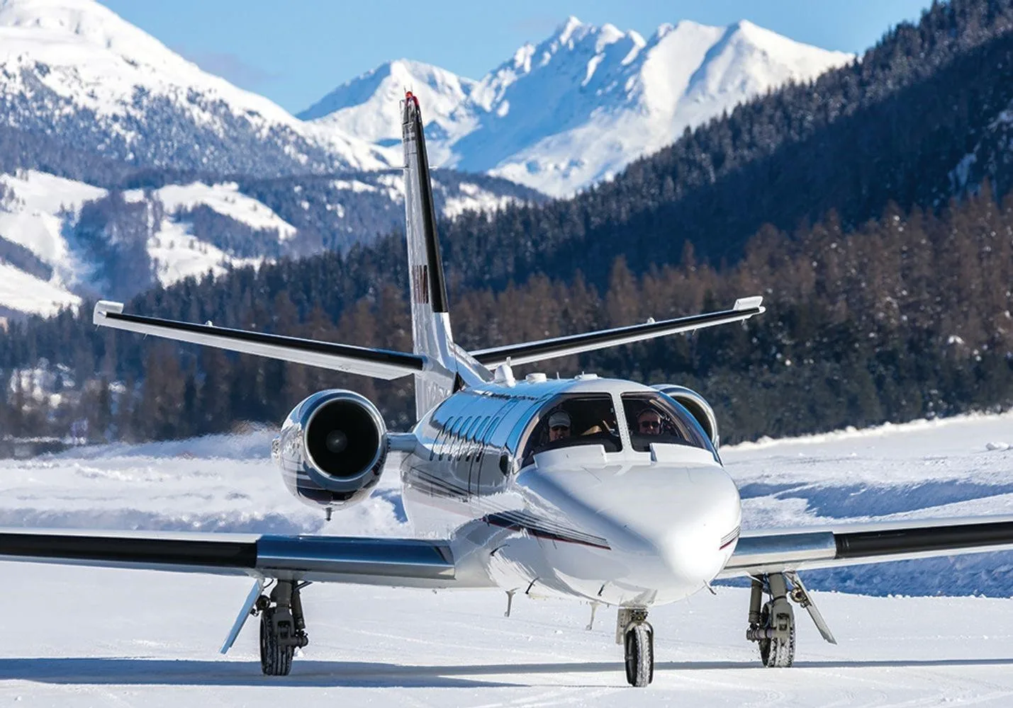Exterior view of a 1981 CESSNA CITATION II, N8EB.
