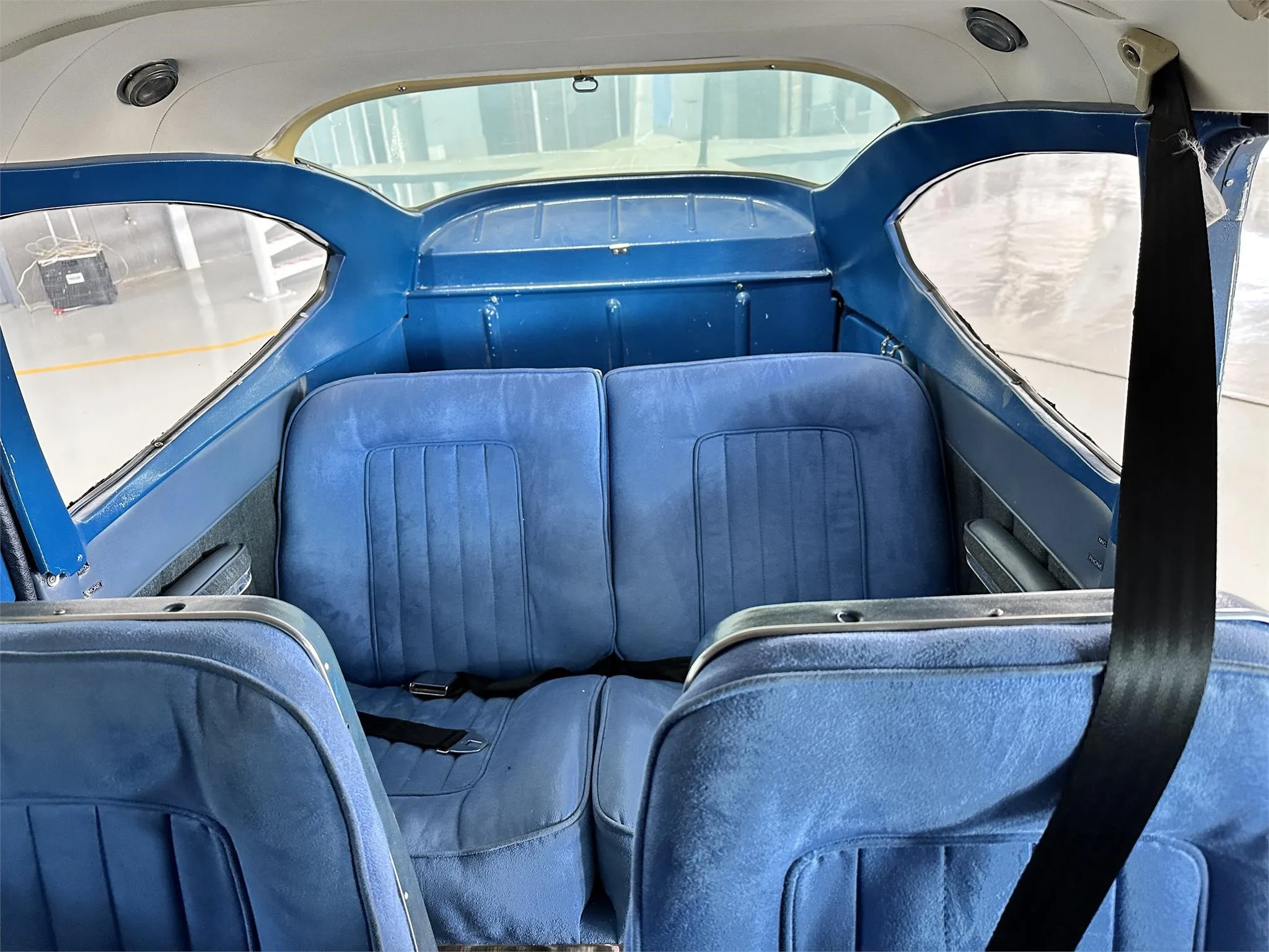 Cabin interior of a 1969 CESSNA 182 SKYLANE.