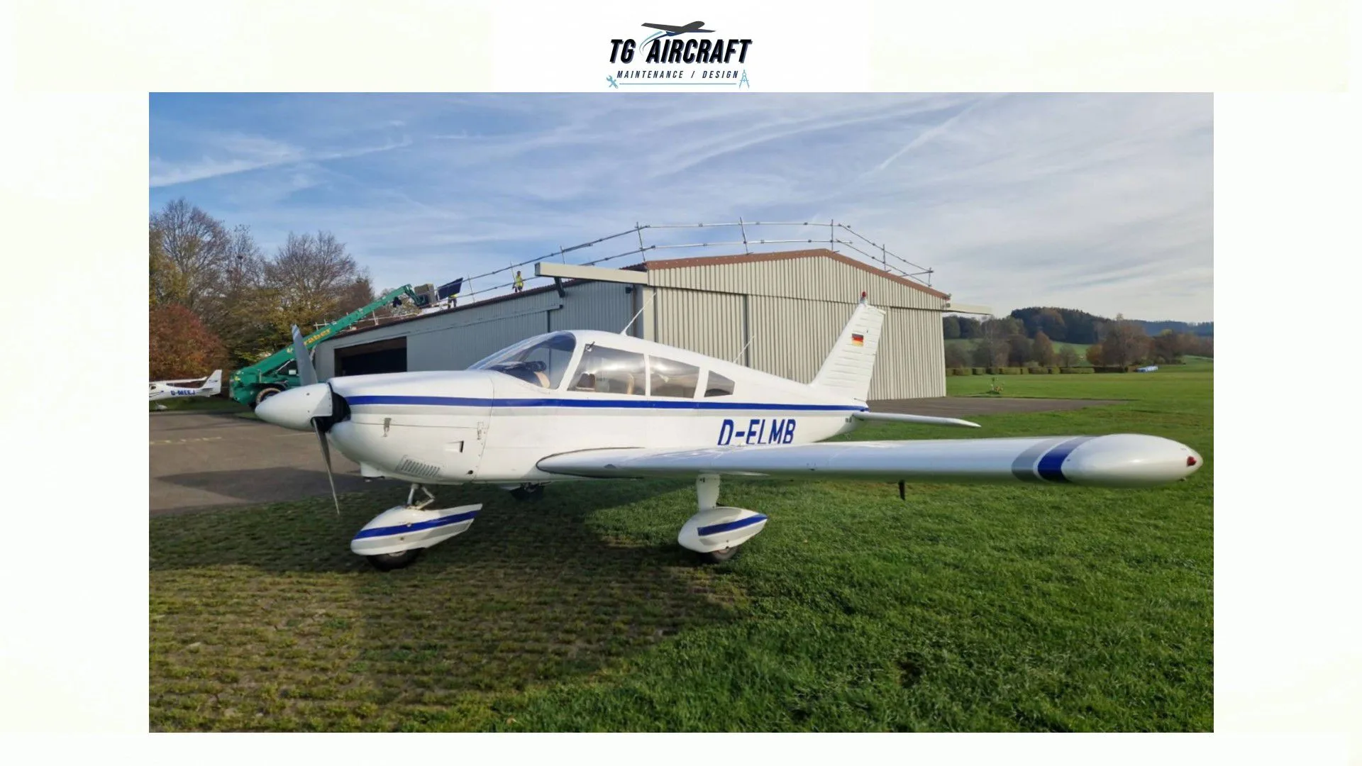 Exterior view of a 1968 Piper PA-28-180 Cherokee D.