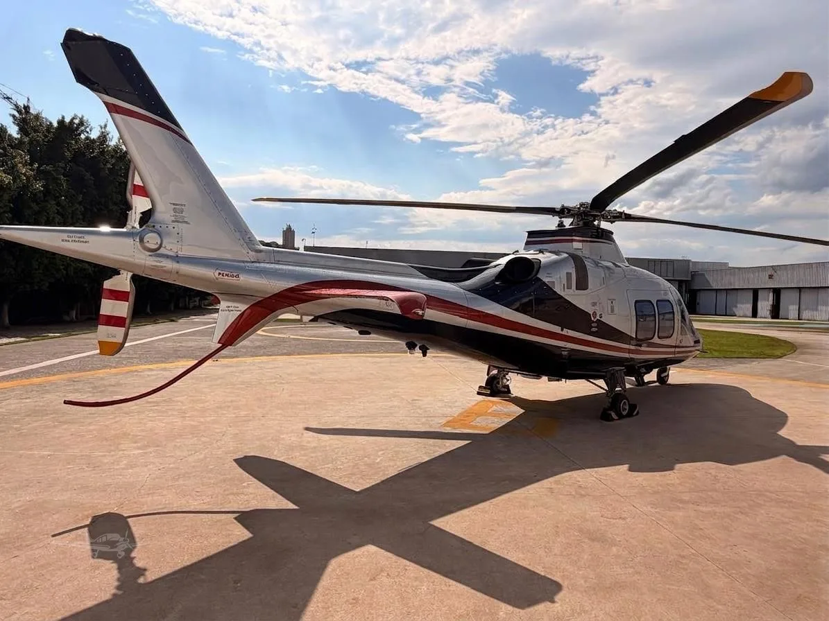 Exterior view of a 2021 LEONARDO AW109SP GRANDNEW.