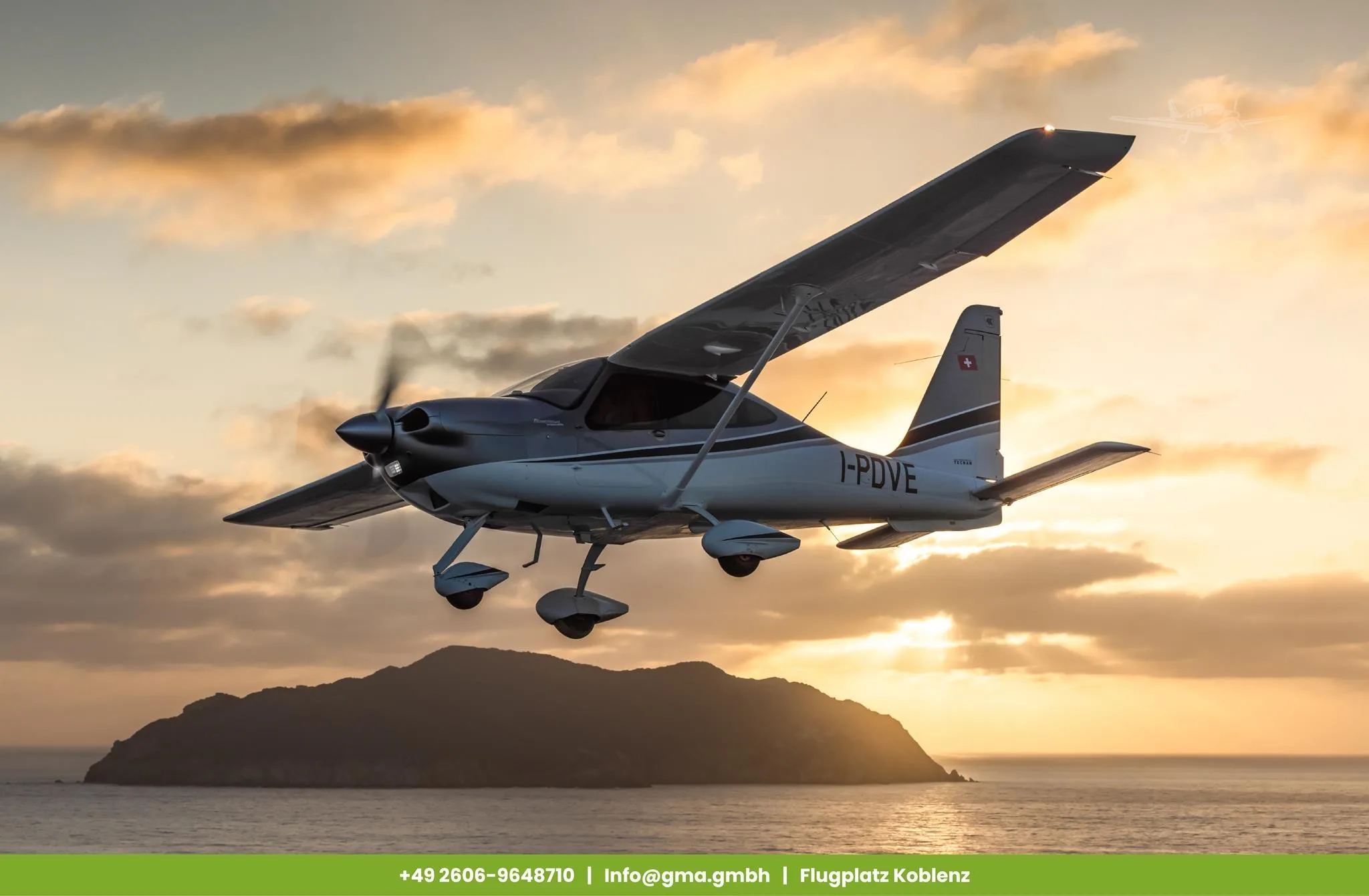 Exterior view of a 2026 TECNAM P2010 TDI.