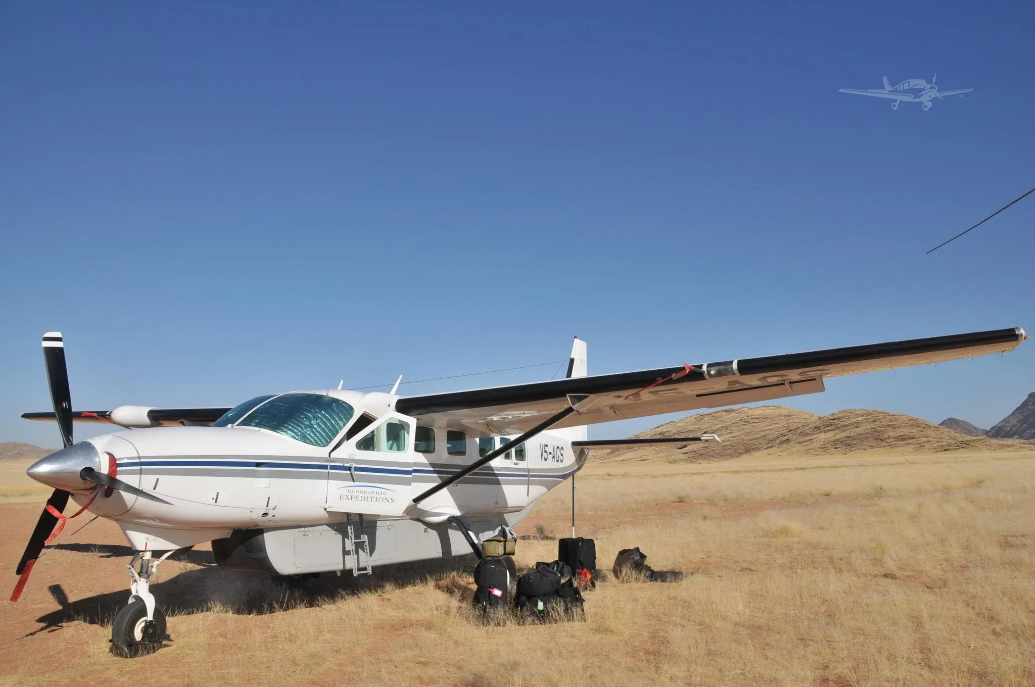Exterior view of a 2000 Cessna Caravan 208B Grand.