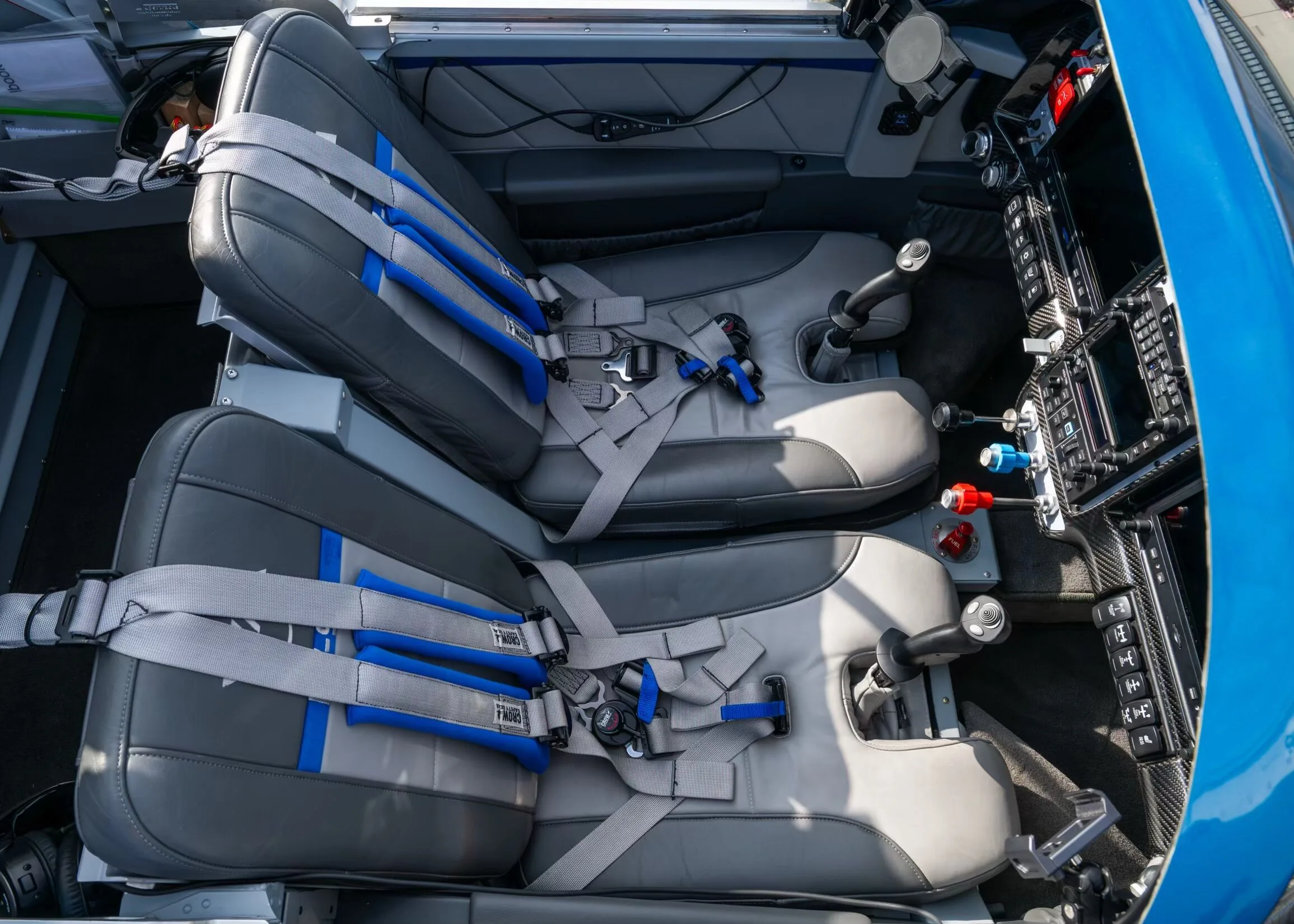 Cabin interior of a Vans RV-9A - Aerista.