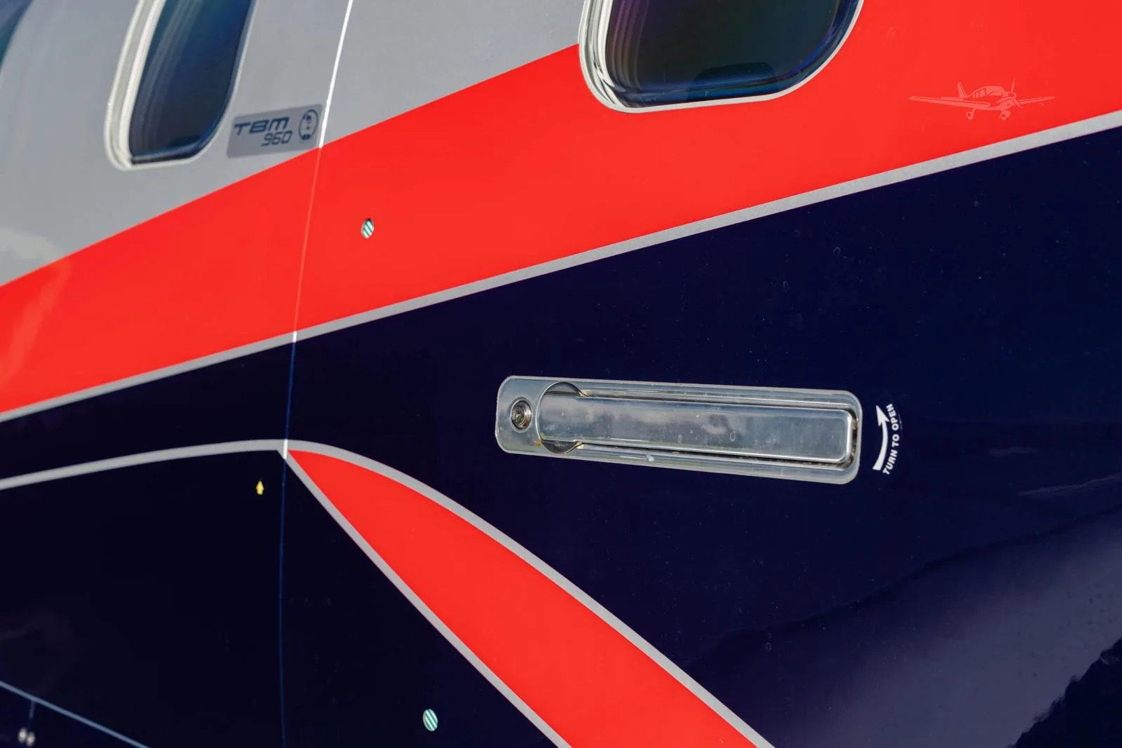 Engine detail of a 2022 DAHER TBM 960.