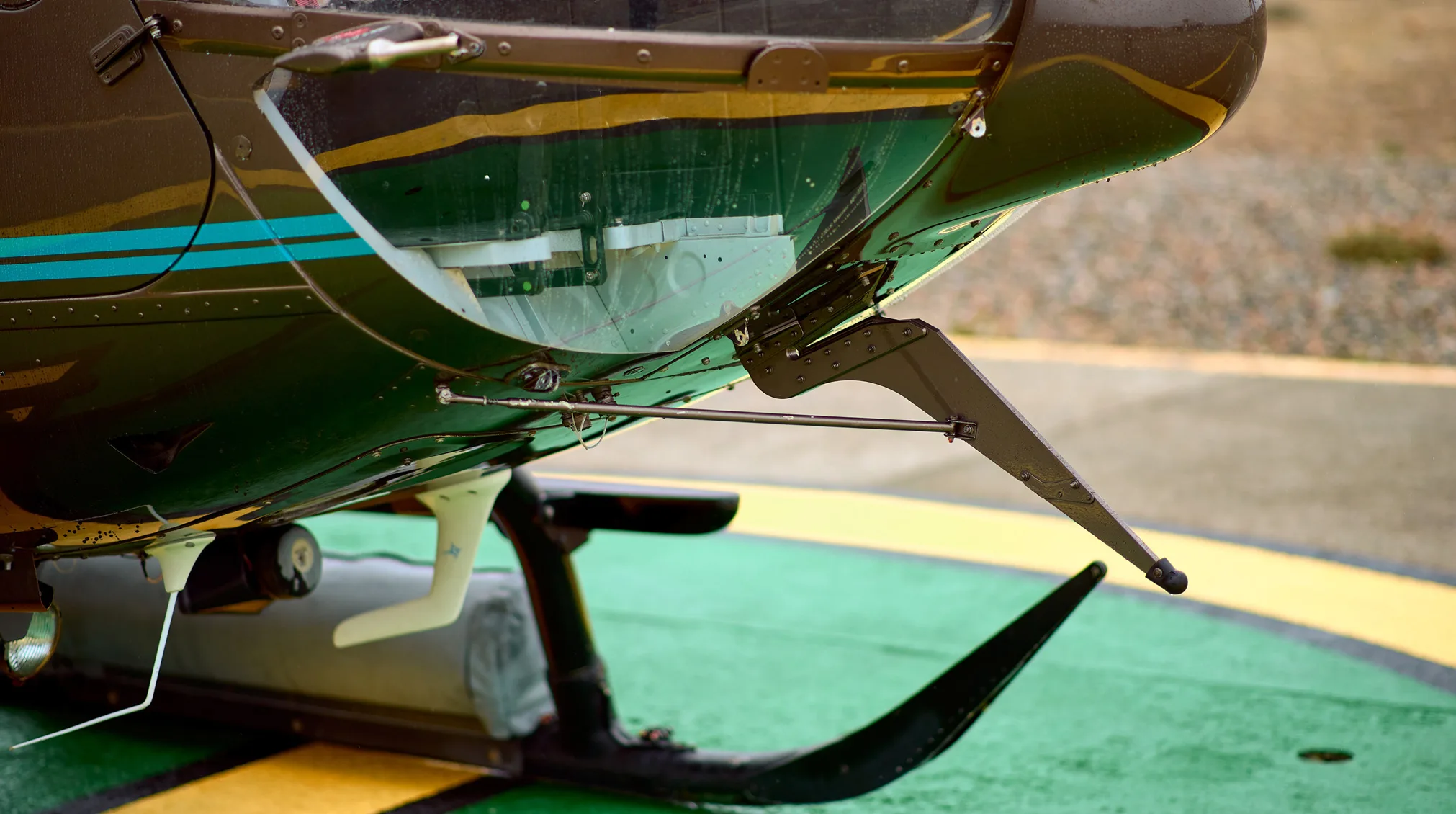 Cockpit and instrument panel of a 2002 Airbus EC135T1.