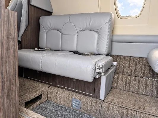 Cabin interior of a 1986 Cessna Citation S/II.