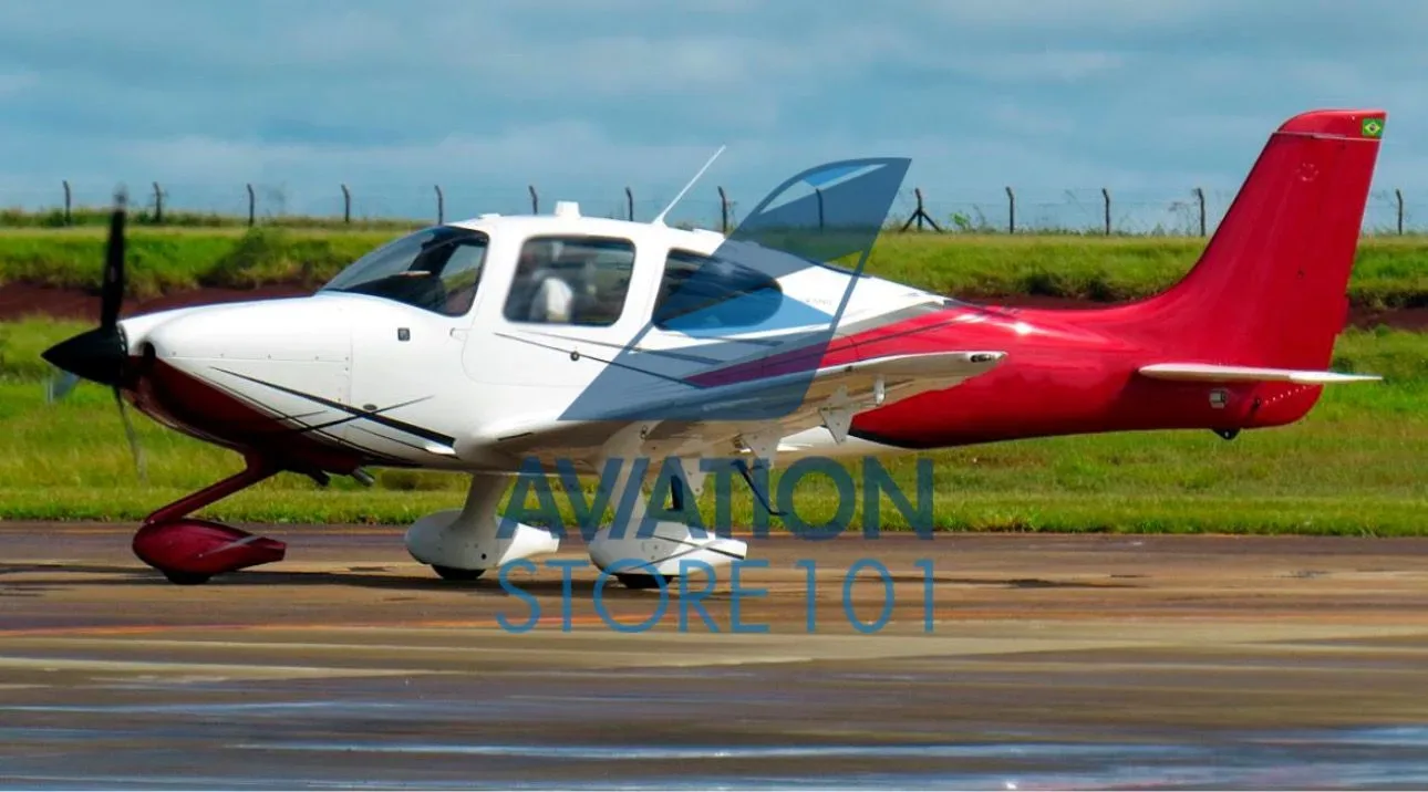 Exterior view of a 2014 Cirrus SR22.
