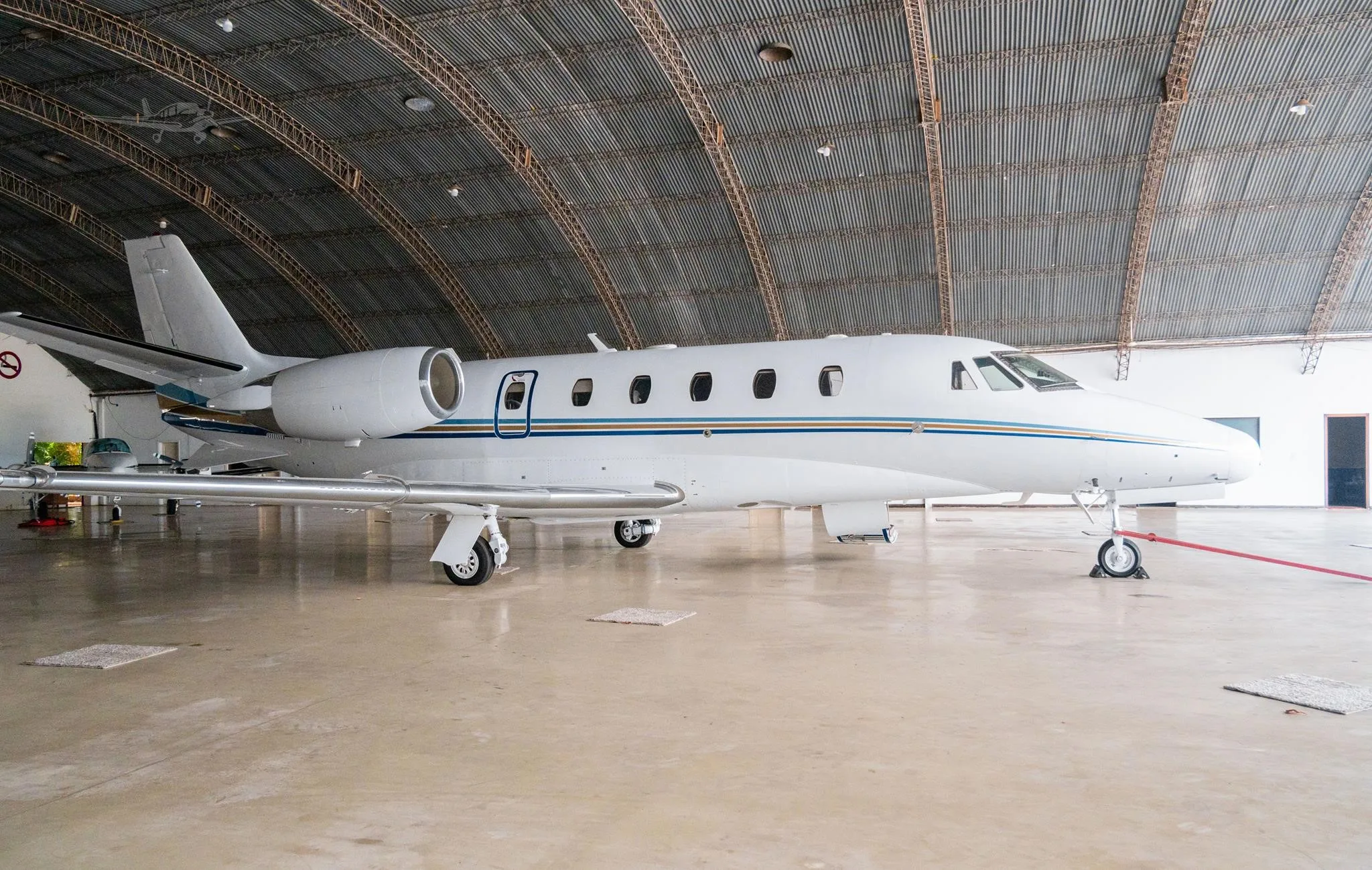 Exterior view of a 1998 CESSNA CITATION EXCEL, ZP-ADE.