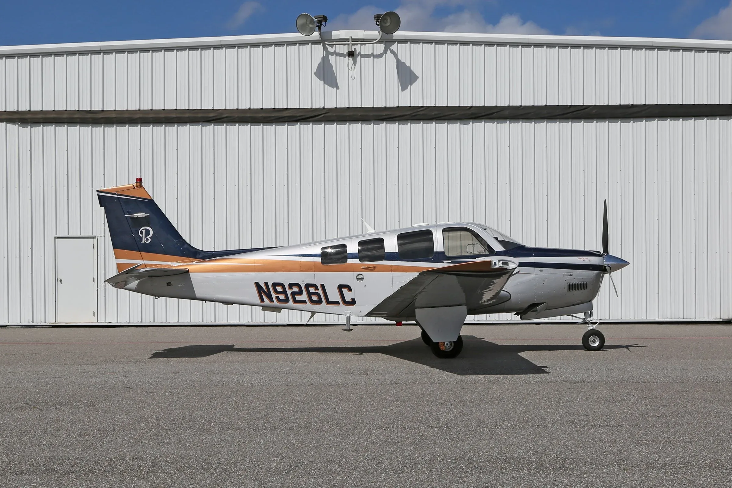 Exterior view of a 2009 Beechcraft G36 BONANZA.