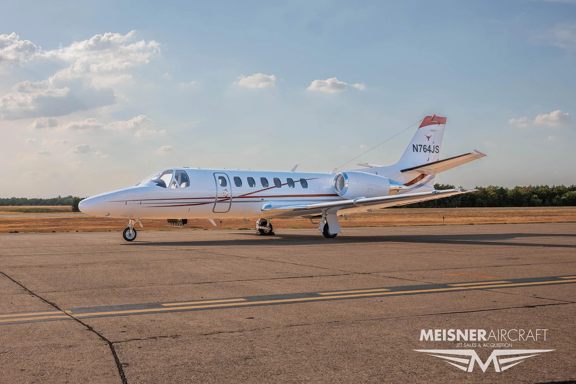 Exterior view of a 2007 CESSNA CITATION ENCORE+, N764JS.