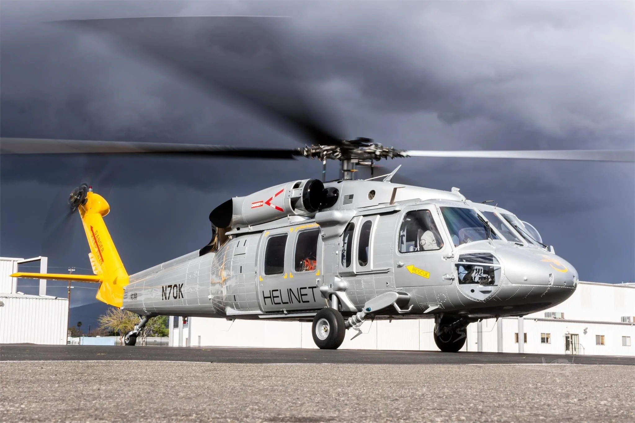 Marketing image of a 1980 SIKORSKY UH-60A BLACK HAWK.