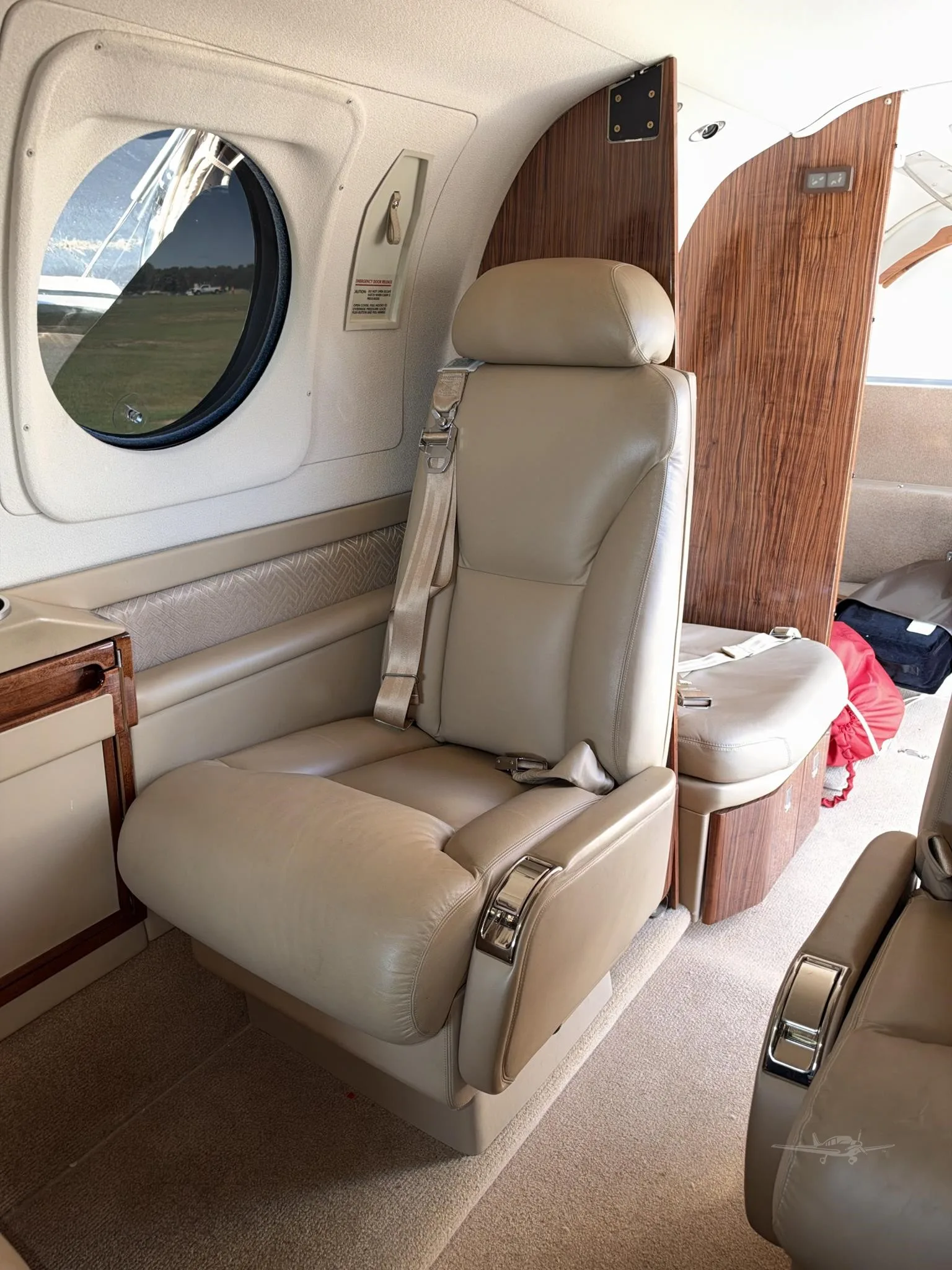 Cabin interior of a 2013 BEECHCRAFT KING AIR C90GTX.