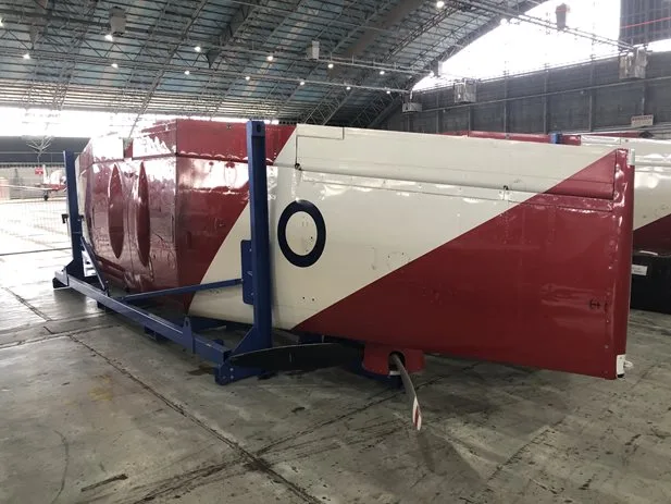 Exterior view of a 1990 Pilatus PC-9/A.