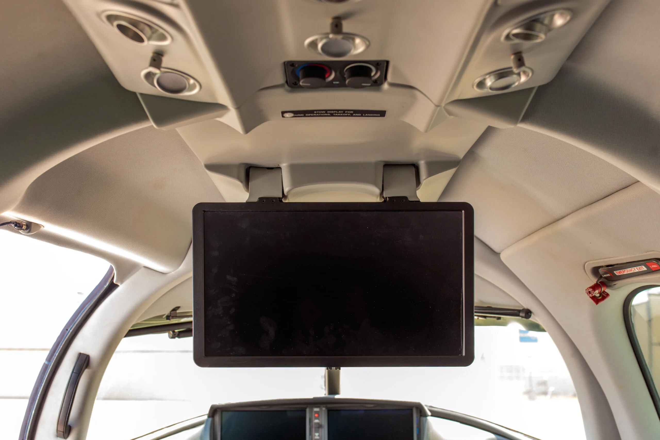 Cabin interior of a 2019 Cirrus SF50-G2 Elite.