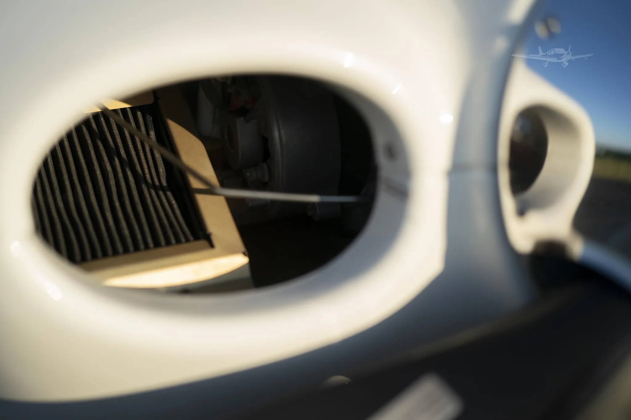 Engine detail of a 2007 CIRRUS SR22-G3 TURBO.