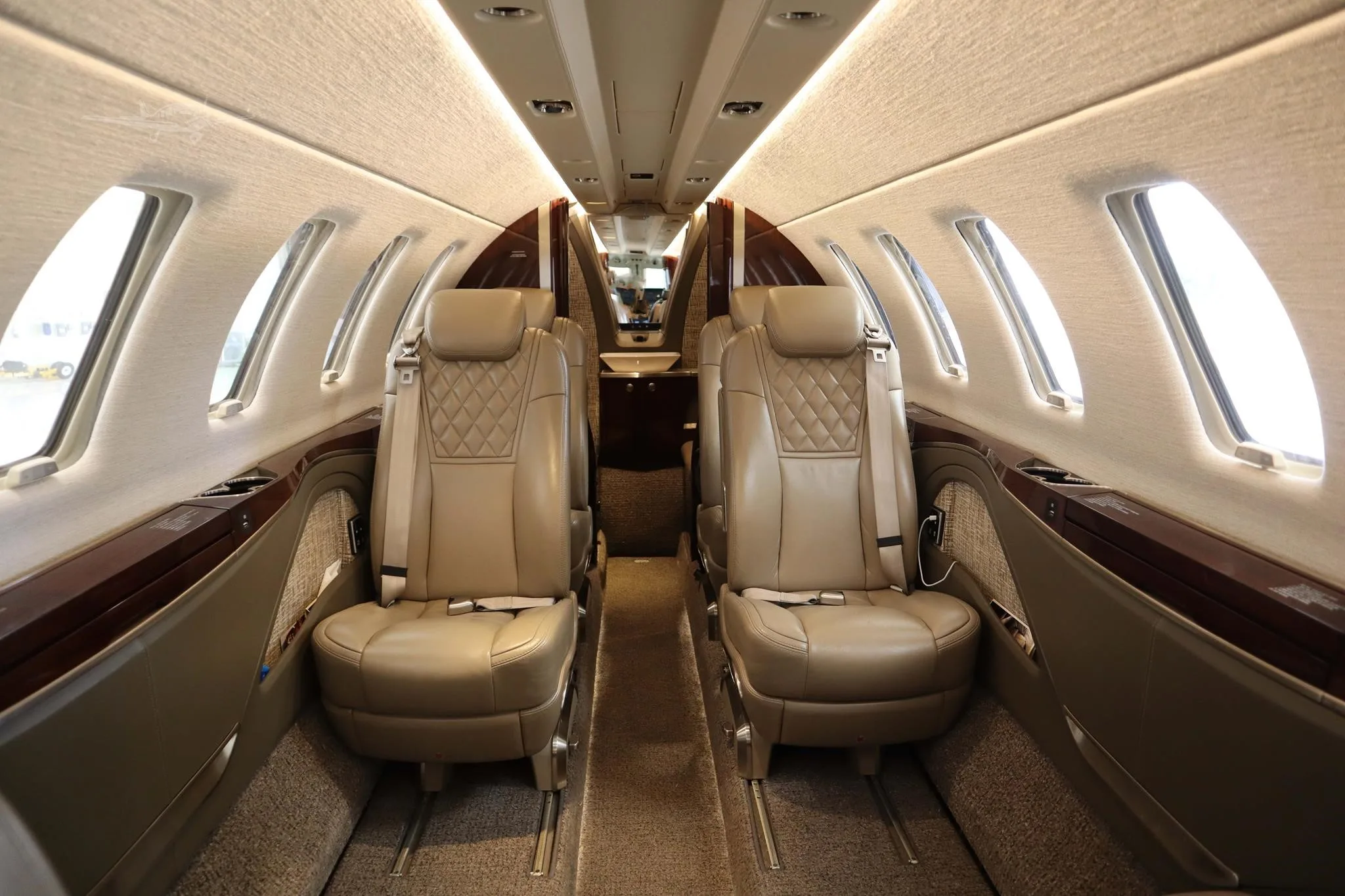 Cabin interior of a 2021 CESSNA CITATION CJ4 GEN 2.