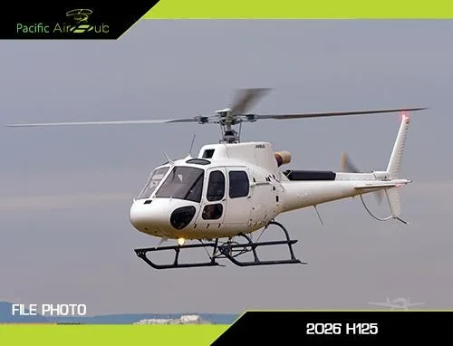 Cockpit and instrument panel of a 2026 AIRBUS H125.