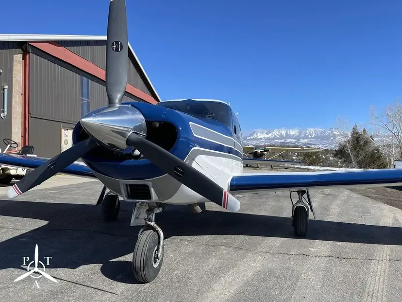Exterior view of a 1979 Piper PA-28-181 Archer II.