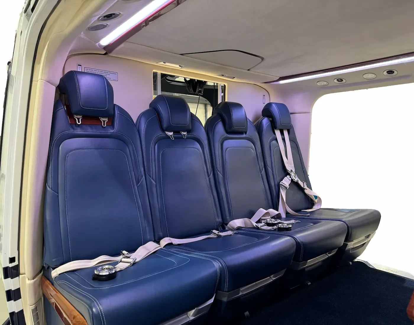 Cabin interior of a 2016 Leonardo AW169.
