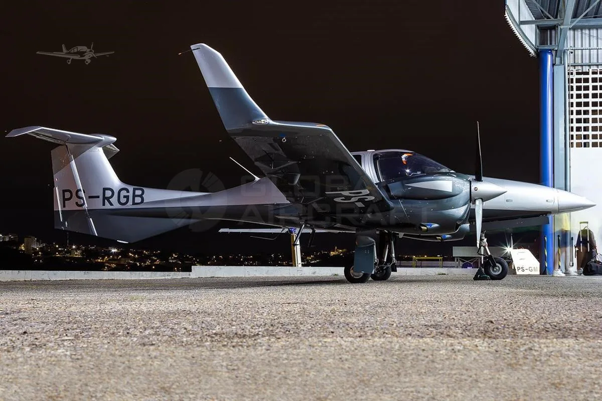 Exterior view of a 2023 DIAMOND DA42 VI, PS-RGB.