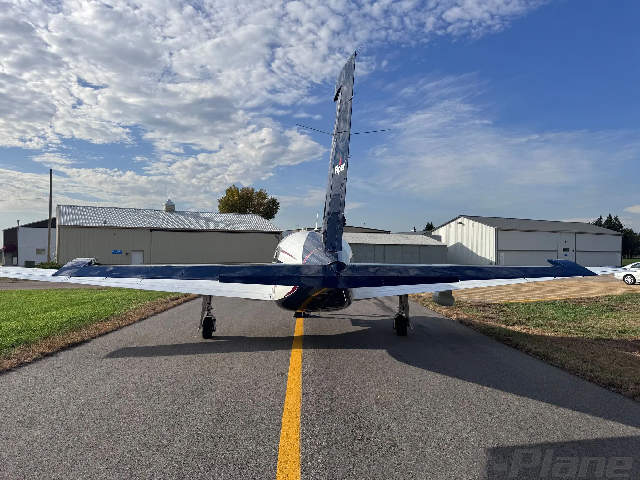 Exterior view of a 2013 PIPER MALIBU MERIDIAN, N21EP.