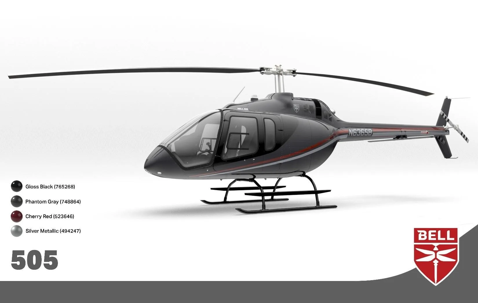 Marketing image of a 2024 BELL 505 JET RANGER X.