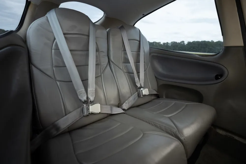 Cabin interior of a 2002 Cirrus SR22.