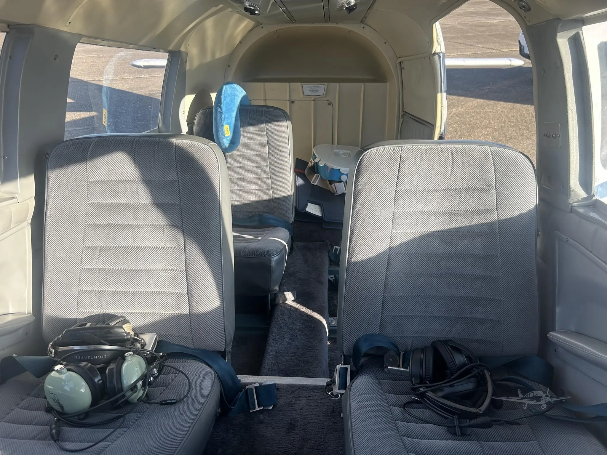 Cabin interior of a 1967 PIPER CHEROKEE 6/300.
