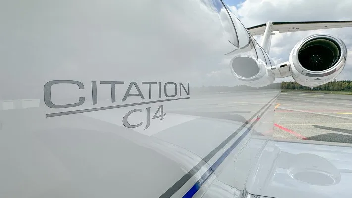 Marketing image of a 2013 Cessna Citation CJ4.
