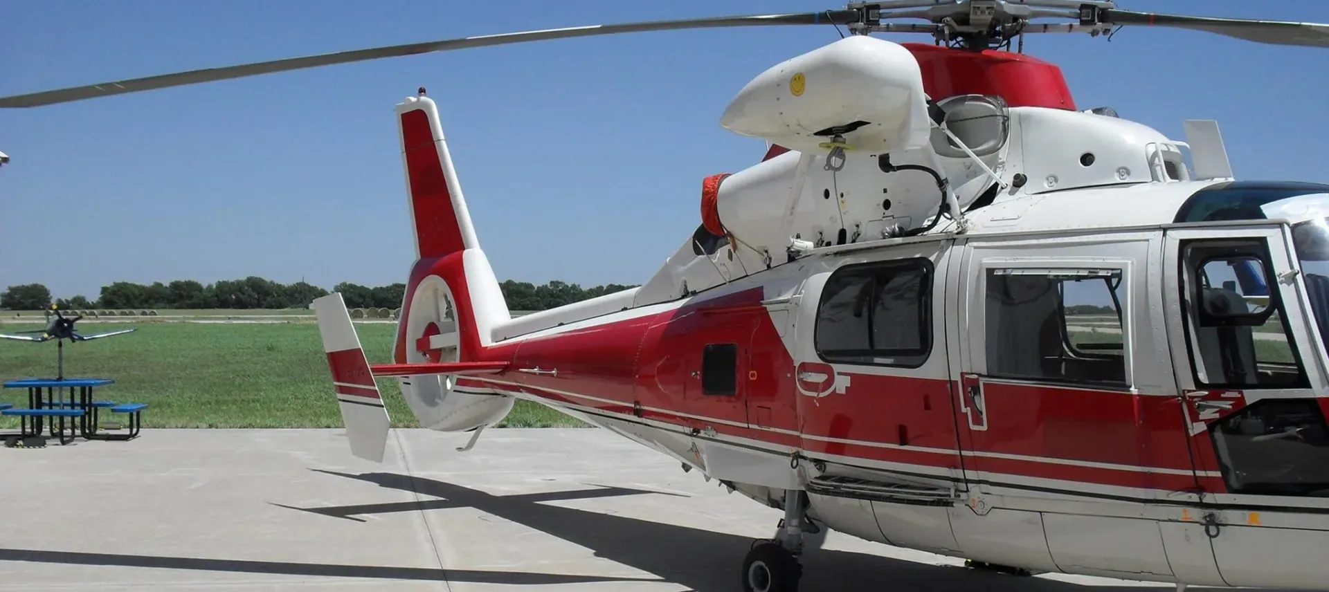 Exterior view of a 1998 Eurocopter, AS-365N2.